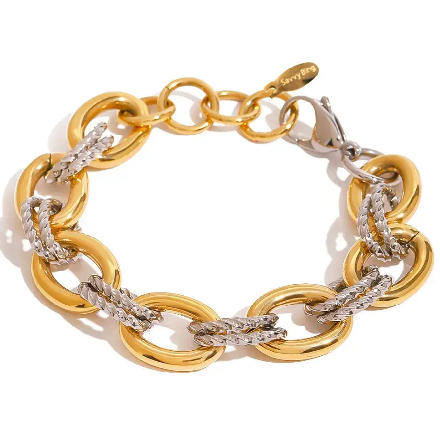 Mixed Metals Silver and Gold Waterproof